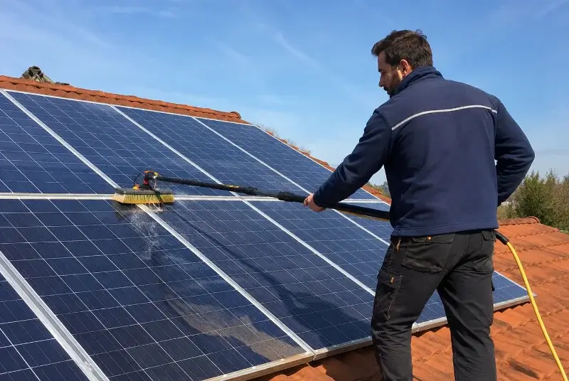 Nettoyage et entretien de panneaux solaires à Massac-Séran
